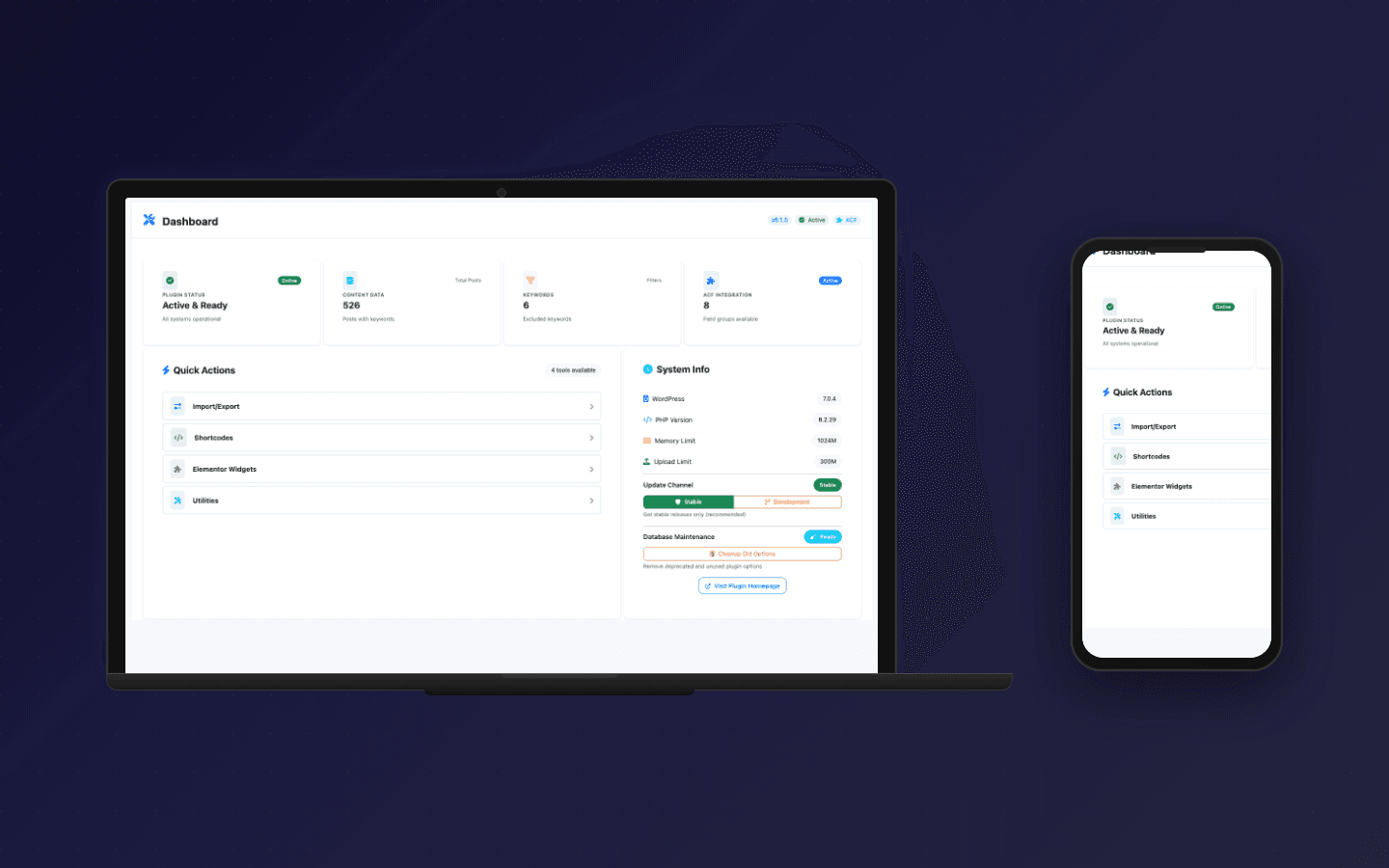 AMFM Tools platform dashboard